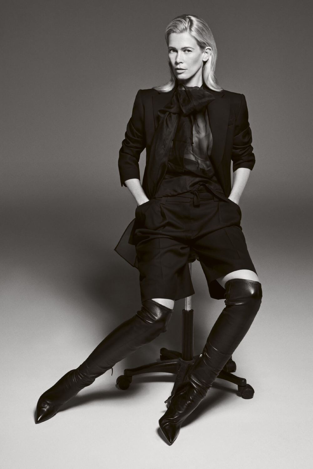 Claudia Schiffer in Elle Magazine UK