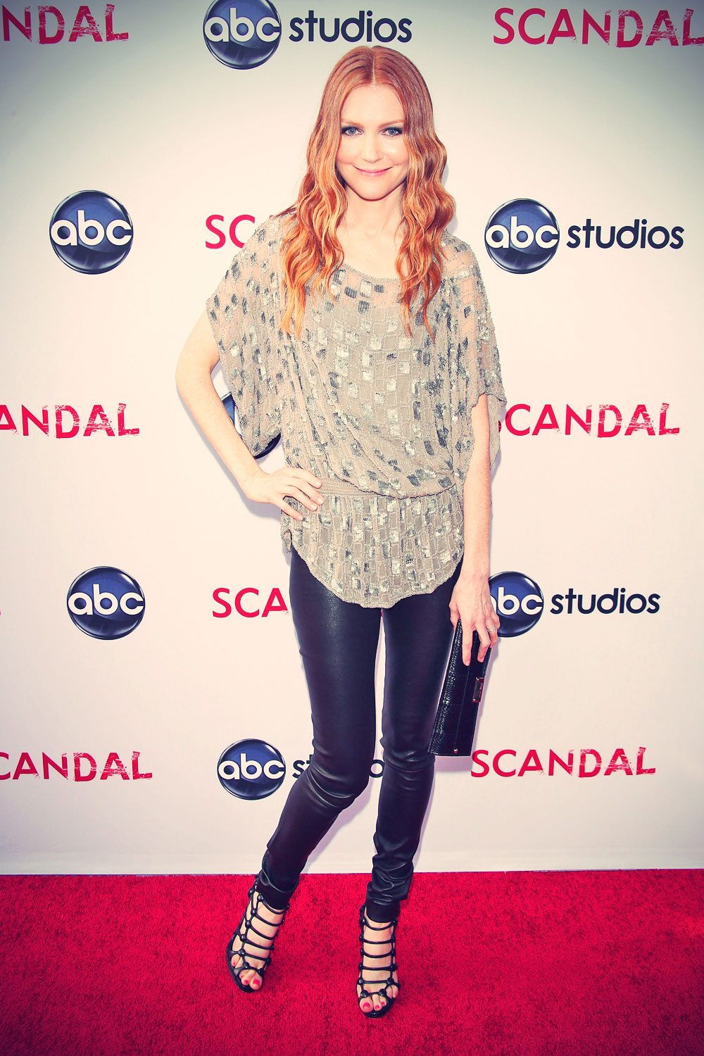 Darby Stanchfield at the Season 2 finale screening of Scandal