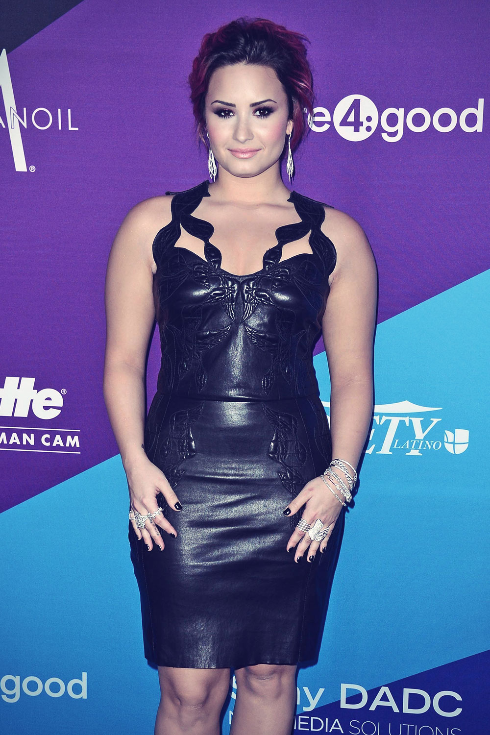 Demi Lovato attends The Gillette Leading Man Cam