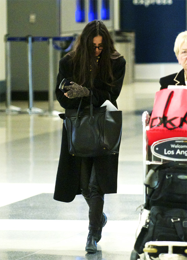 Demi Moore at LAX Airport in LA