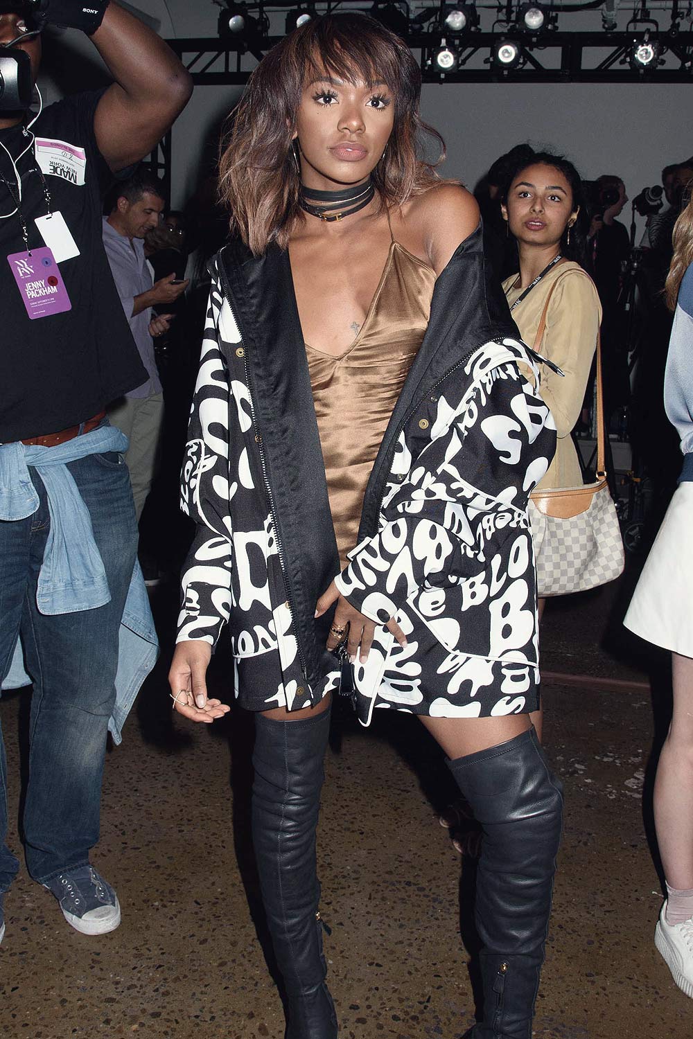 Elisa Johnson attends the MADE Fashion Week