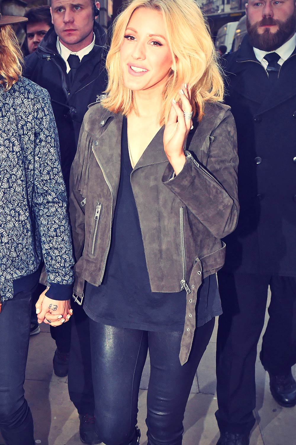 Ellie Goulding heading to a private gig in London