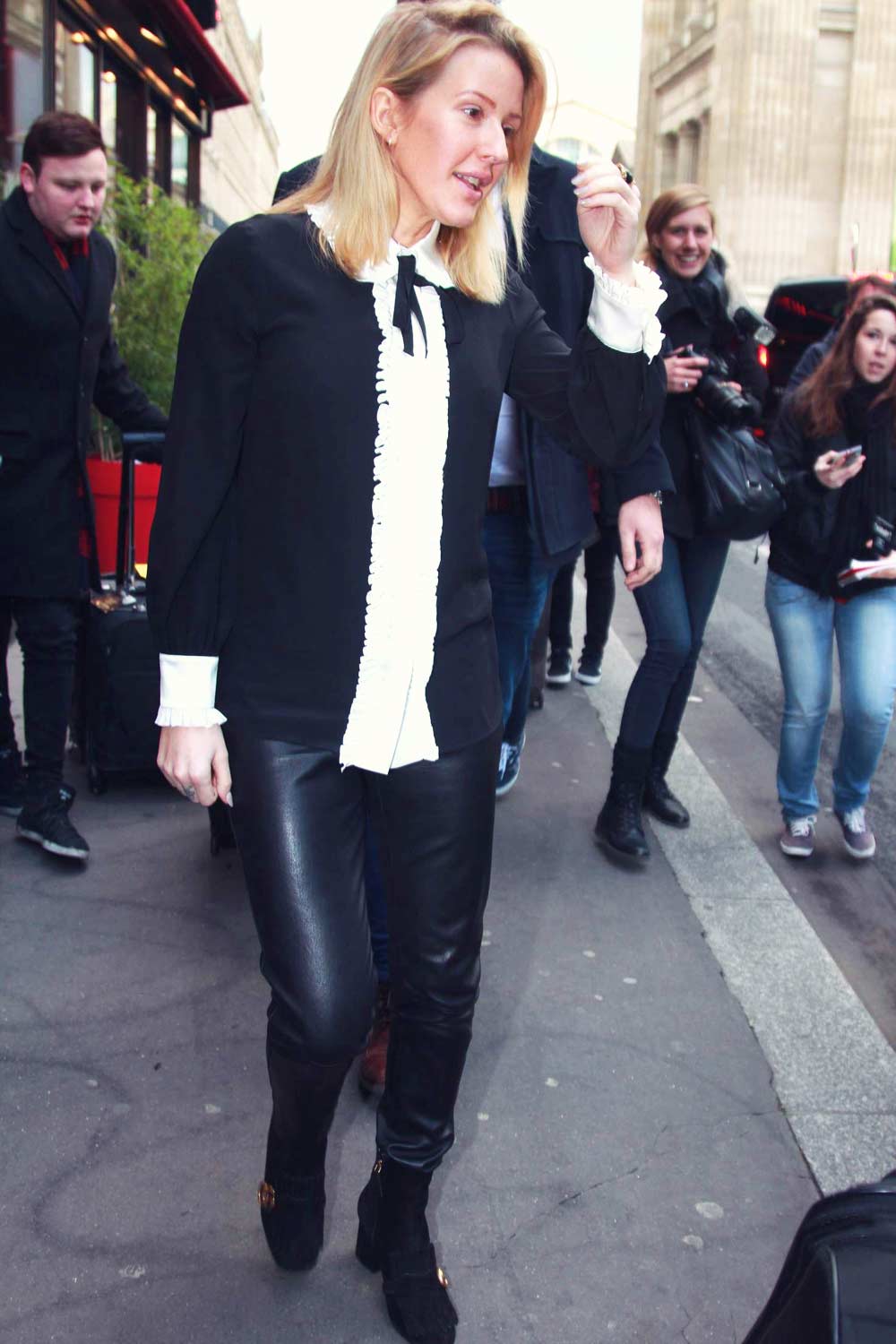 Ellie Goulding out in Paris