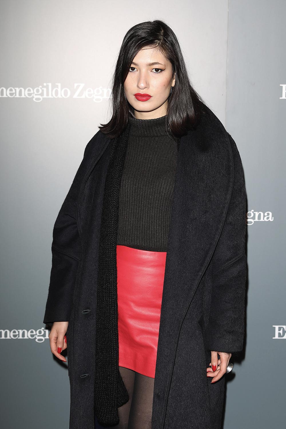 Eloise Chong-Cargette attends the opening of Ermenegildo Zegna new boutique