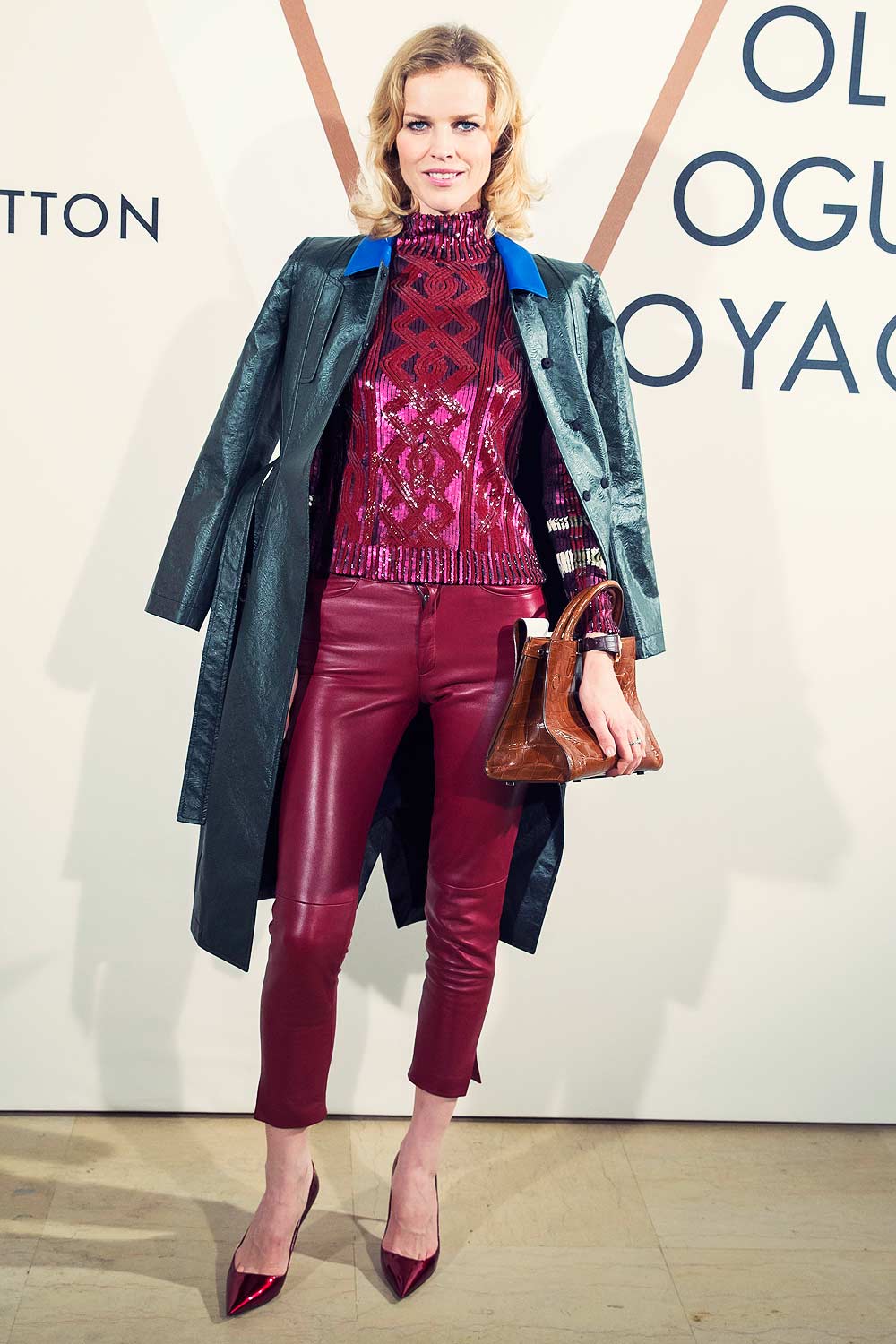 Eva Herzigova attends Louis Vuitton exhibition opening