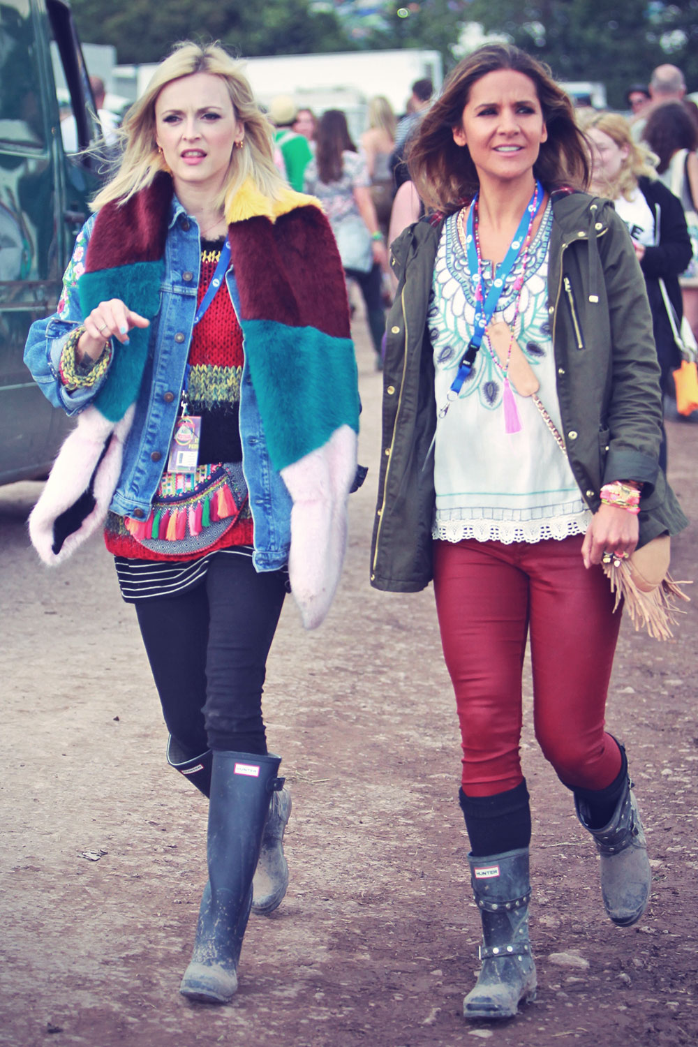 Fearne Cotton attends Glastonbury Festival