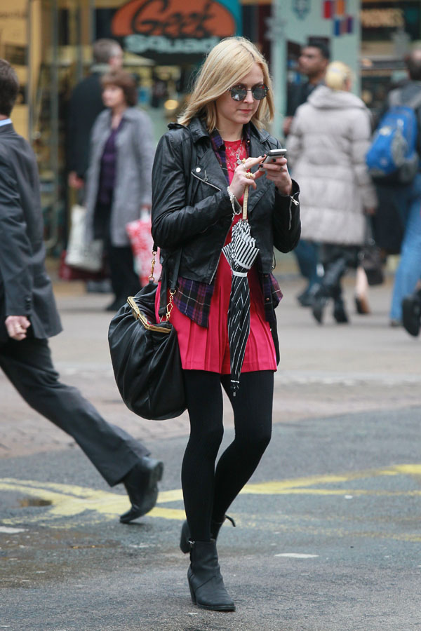 Fearne Cotton out and about in central London