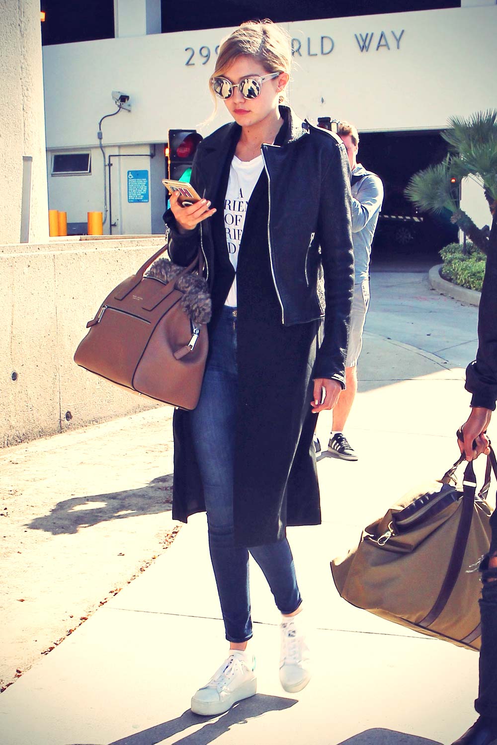 Gigi Hadid at LAX