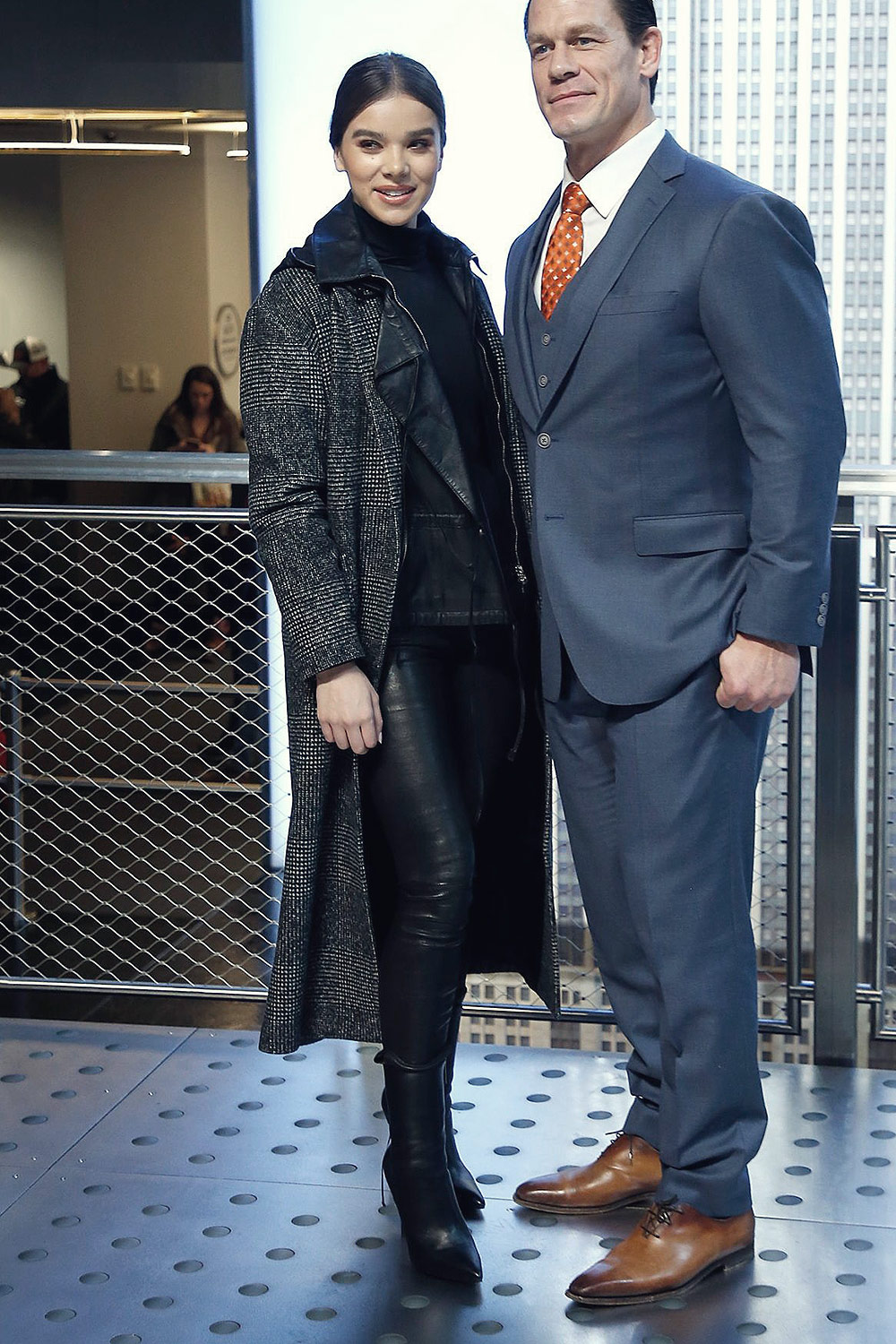 Hailee Steinfeld at the Empire State Building