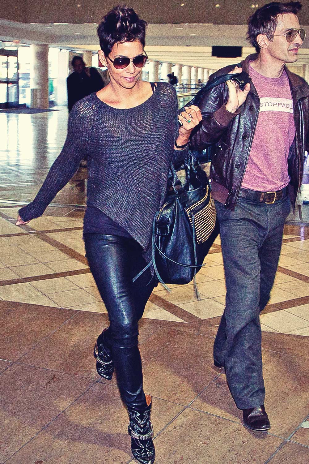 Halle Berry at LAX