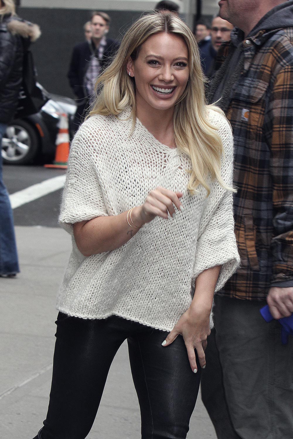 Hilary Duff on the set of Younger