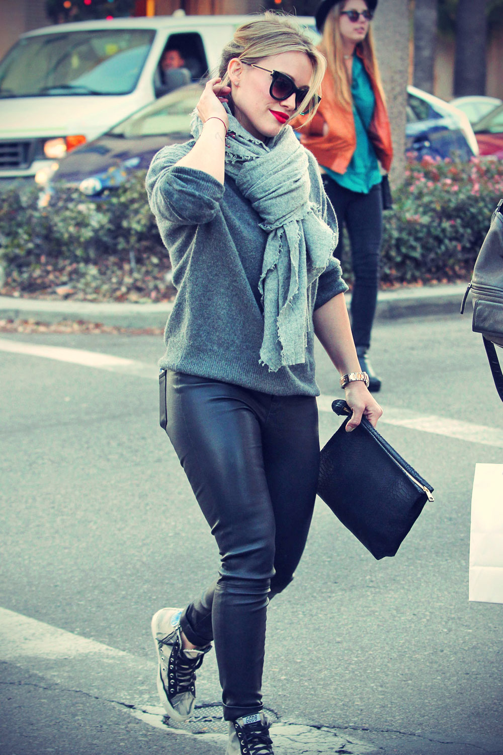 Hilary Duff seen out and about in LA