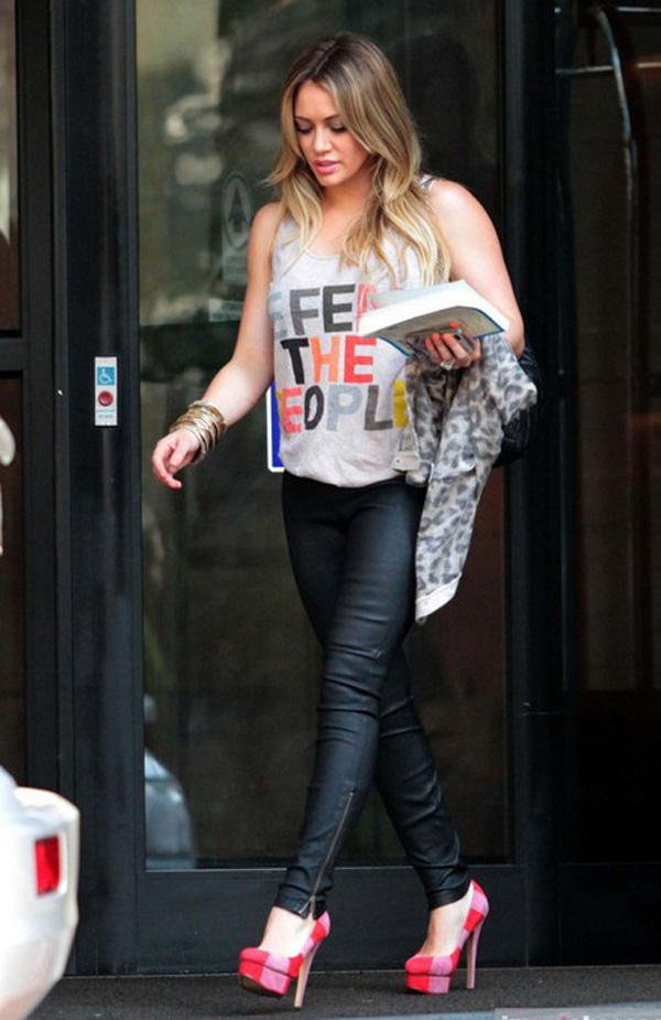 Hilary Duff shopping in Sao Paulo