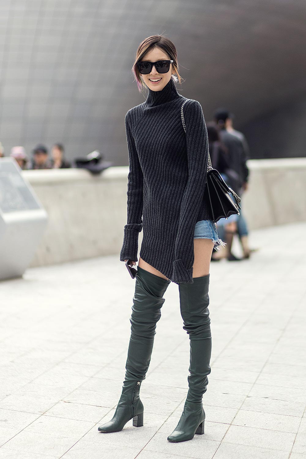 Irene Kim street style at day 5 of HERA Seoul Fashion Week