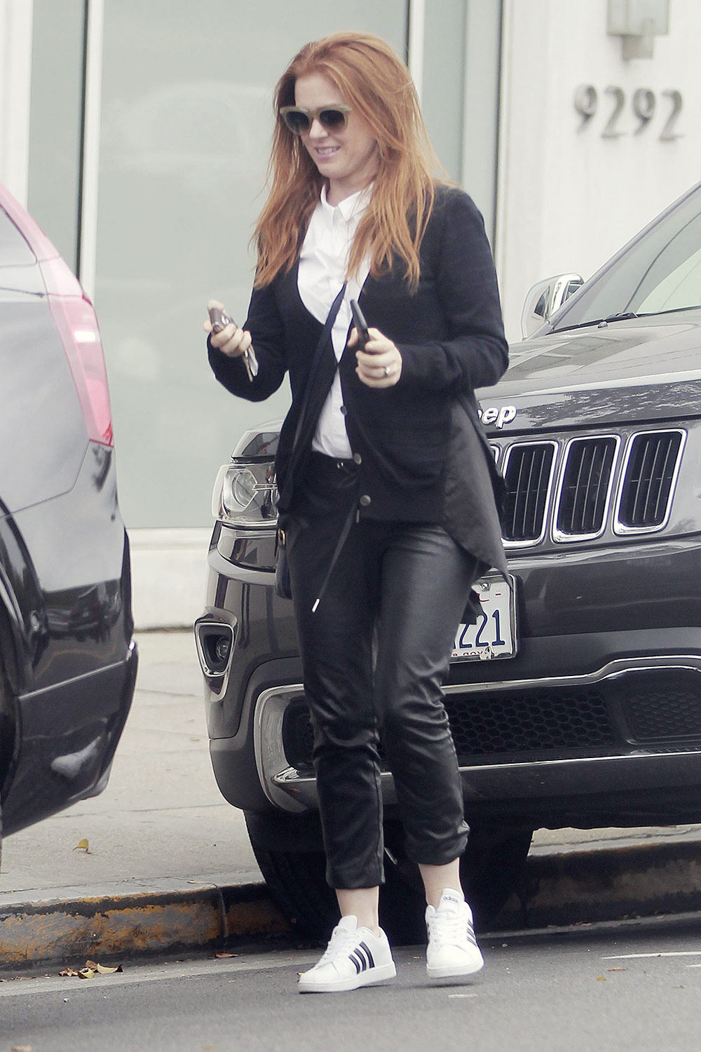 Isla Fisher running errands in Beverly Hills