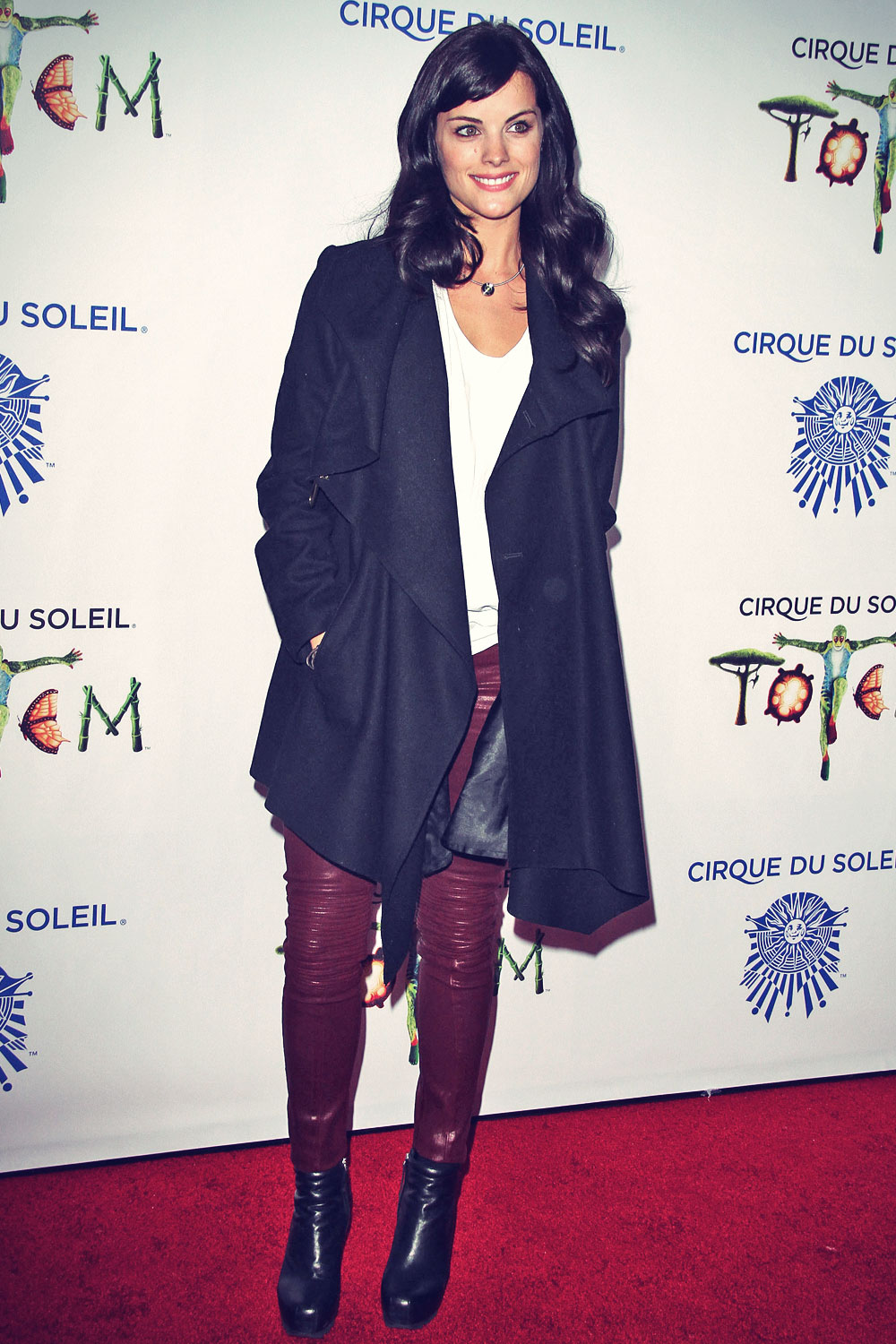 Jaimie Alexander attends Opening night of Cirque du Soleil