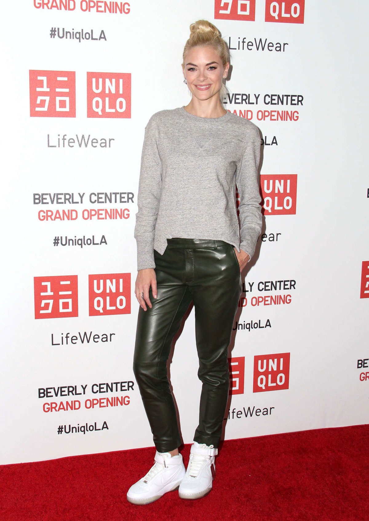 Jamie King UNIQLO Beverly Center flagship store opening