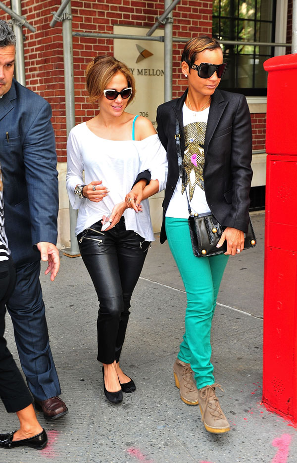 Jennifer Lopez at Nello’s restaurant in NY