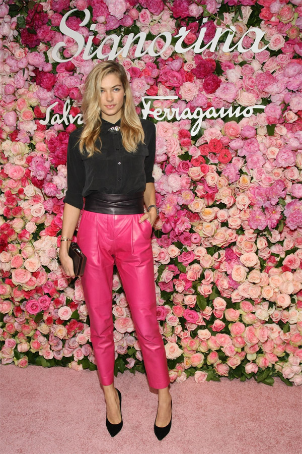 Jessica Hart at Salvatore Ferragamo Celebrates The Launch Of Signorina