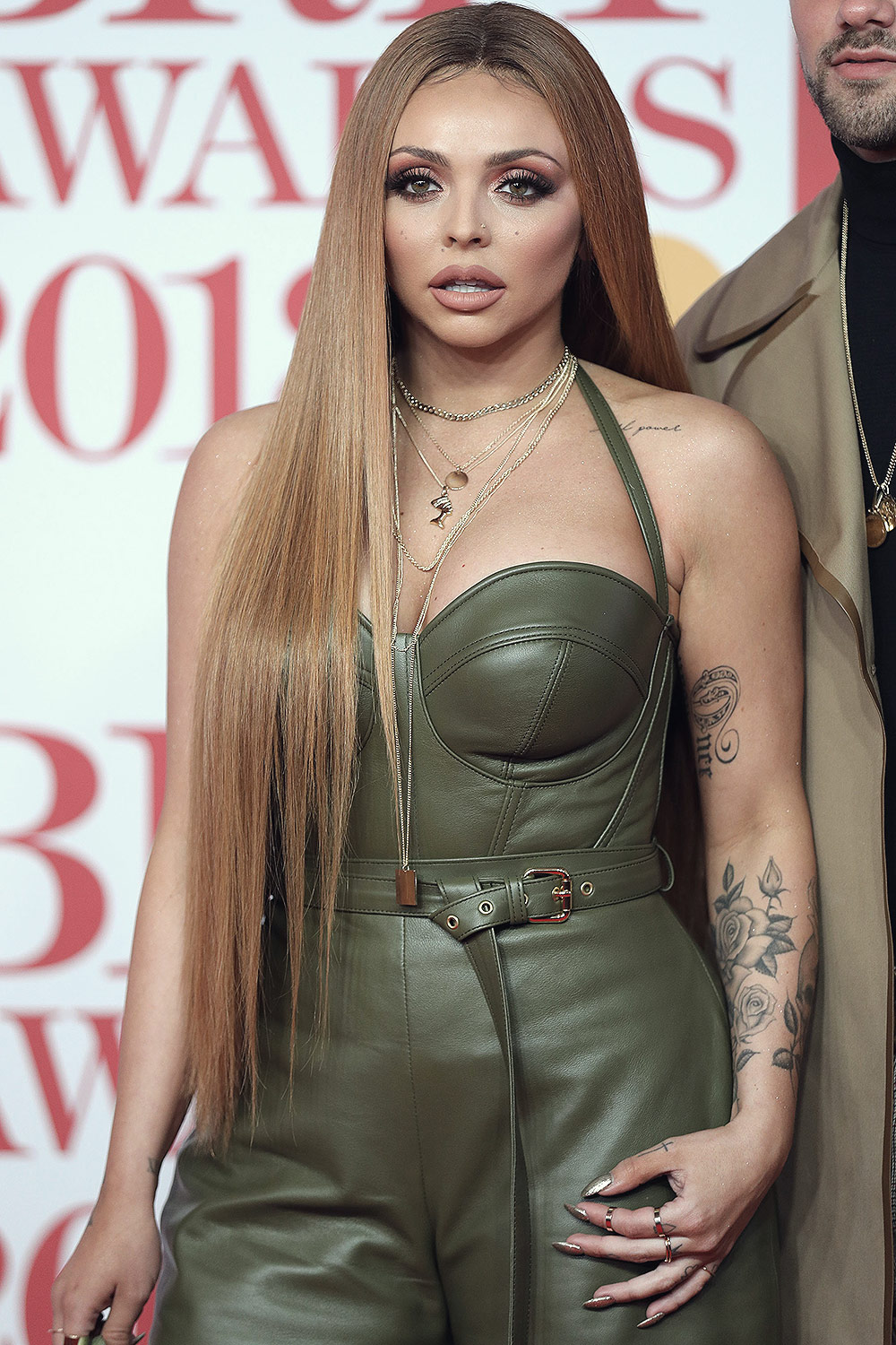 Jesy Nelson attends 38th Brit Awards