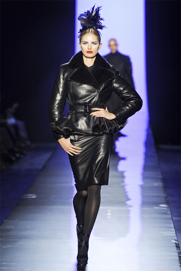 Karolina Kurkova at Jean Paul Gaultier Haute Couture F/W 2012