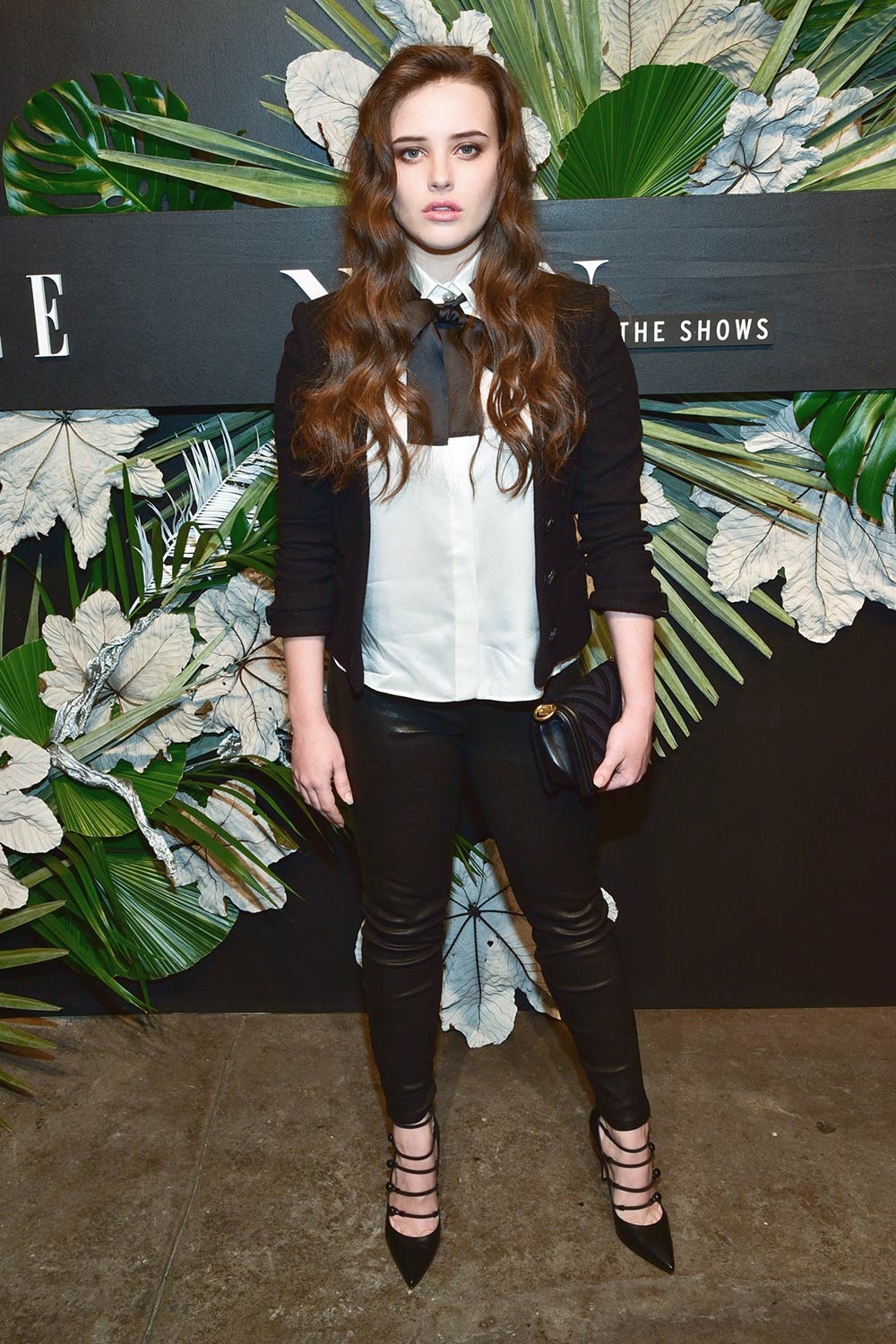 Katherine Langford attends E!, ELLE & IMG Fashion Week Kick-Off