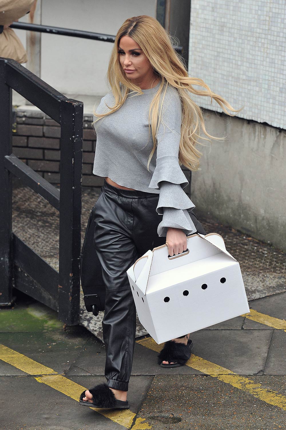 Katie Price seen at the ITV Studios after the Loose Women show