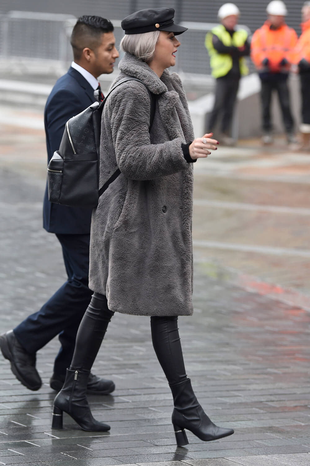 Katie McGlynn arrives at BBC Breakfast Studios