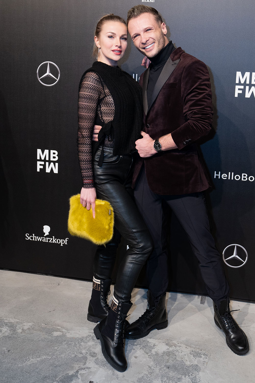 Katja Kalugina attends Riani Modenschau