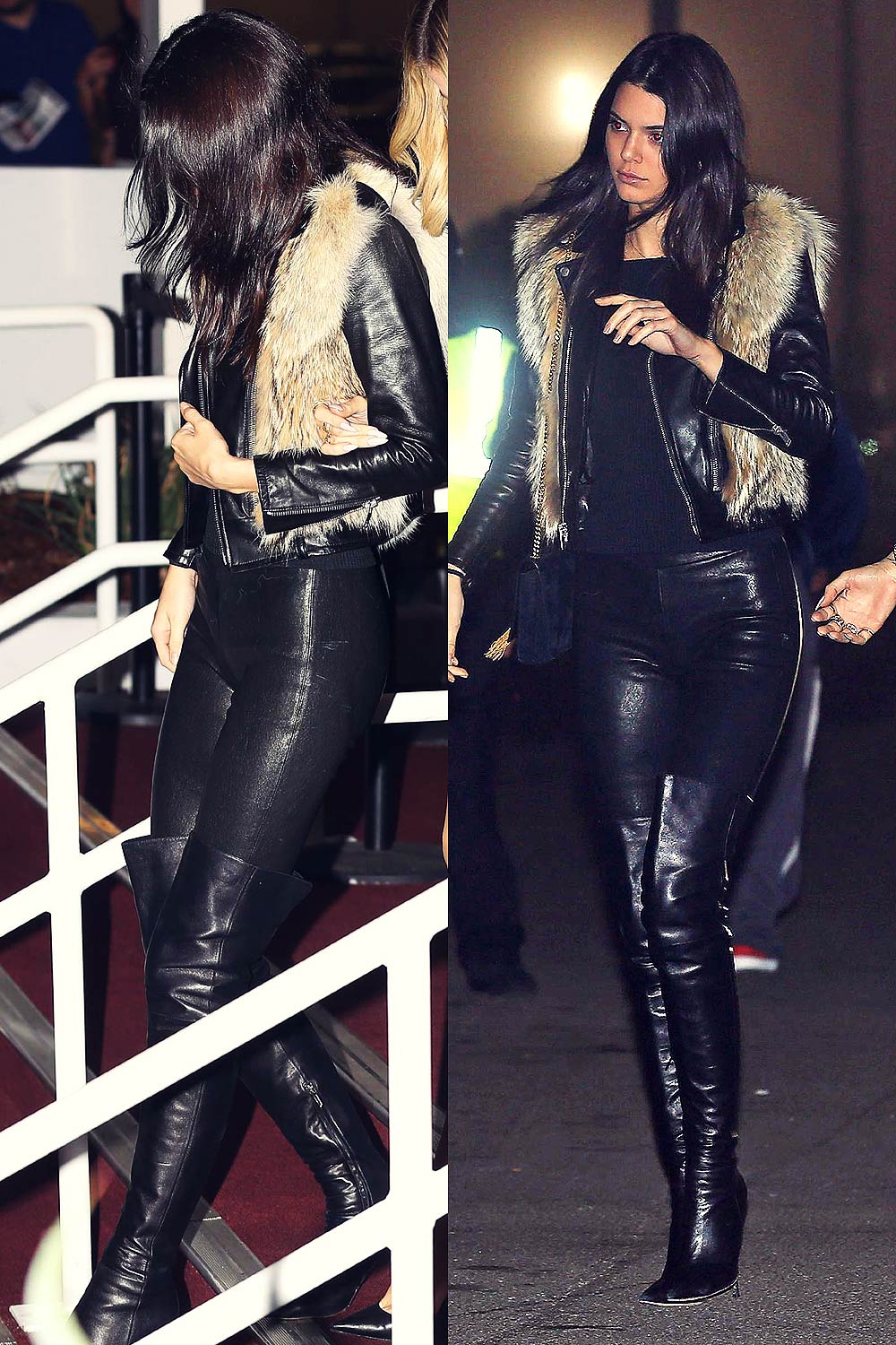 Kendall Jenner leaving The Weeknd’s concert in LA