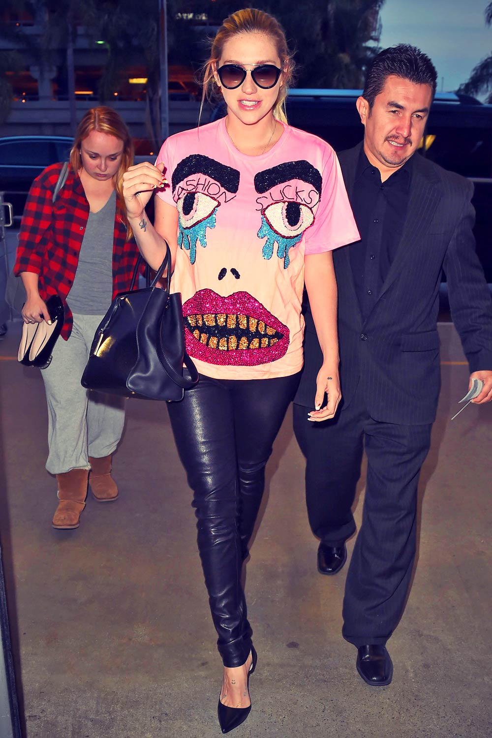 Kesha at LAX