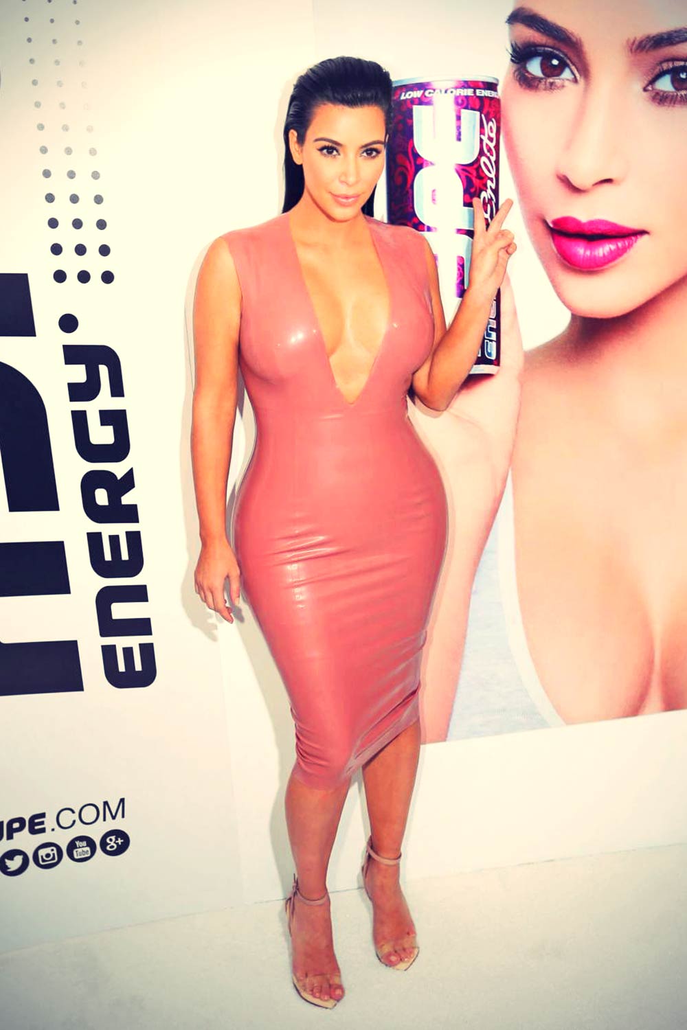Kim Kardashian West attends the Hype Energy Drinks U.S. Launch