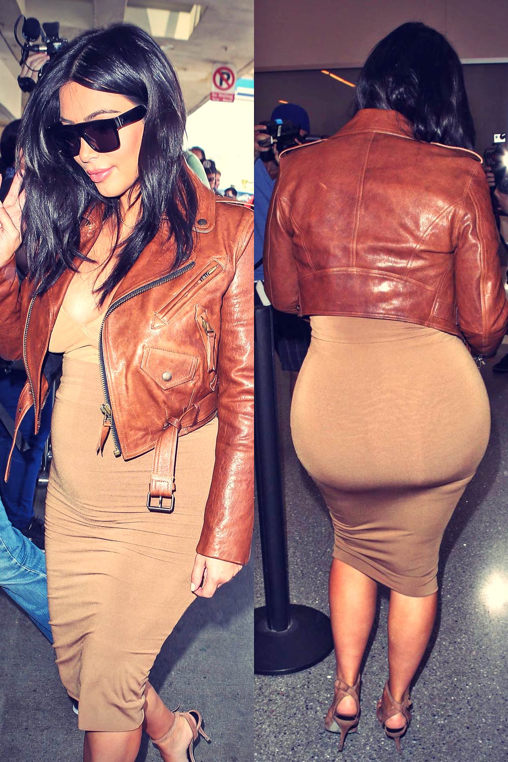 Kim Kardashian at LAX airport in LA