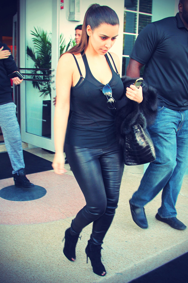 Kim Kardashian out and about after her Landing in Miami