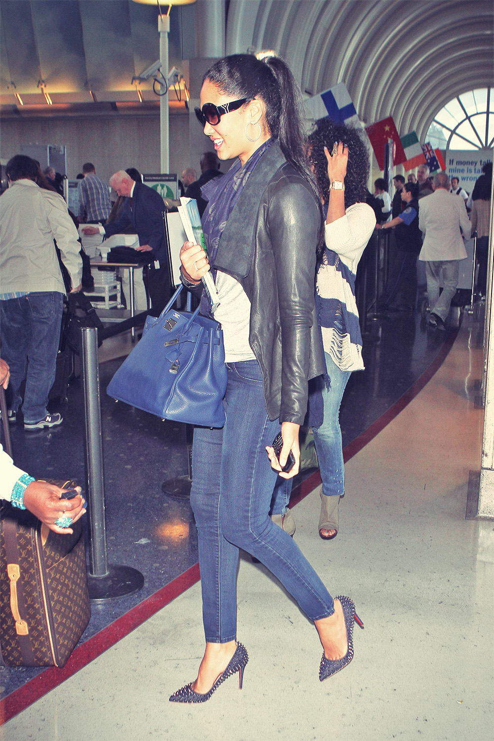 Kimora Lee Simmons at LAX