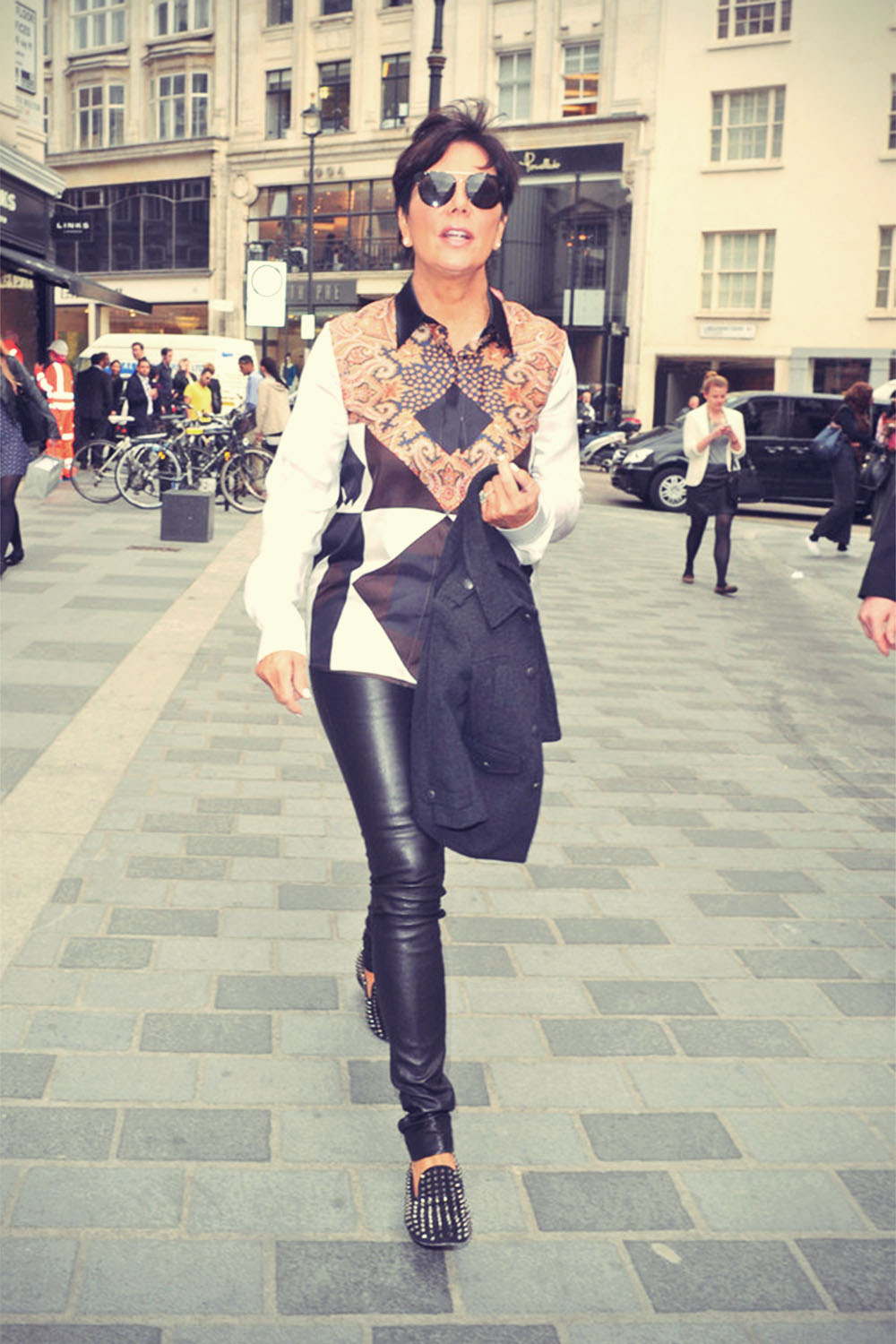 Kris Jenner in Browns Oxford Street