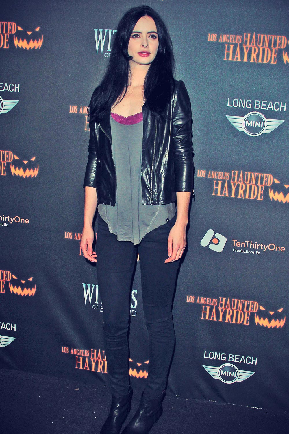 Krysten Ritter attneds 5th Annual Los Angeles Haunted Hayride opening night