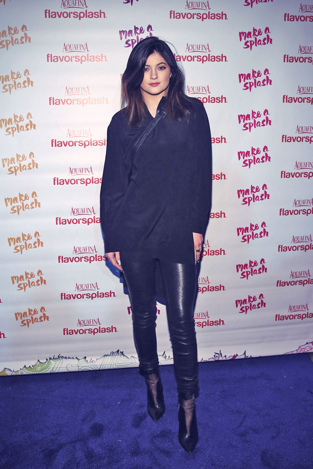 Kylie Jenner attends Aquafina FlavorSplash Super Bowl XLVIII Party