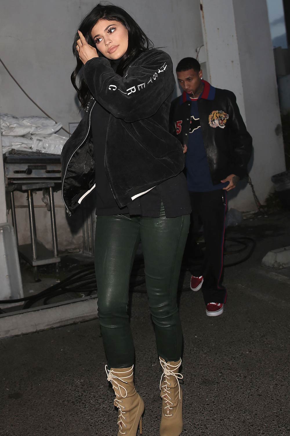 Kylie Jenner out for dinner at Kabuki restaurant