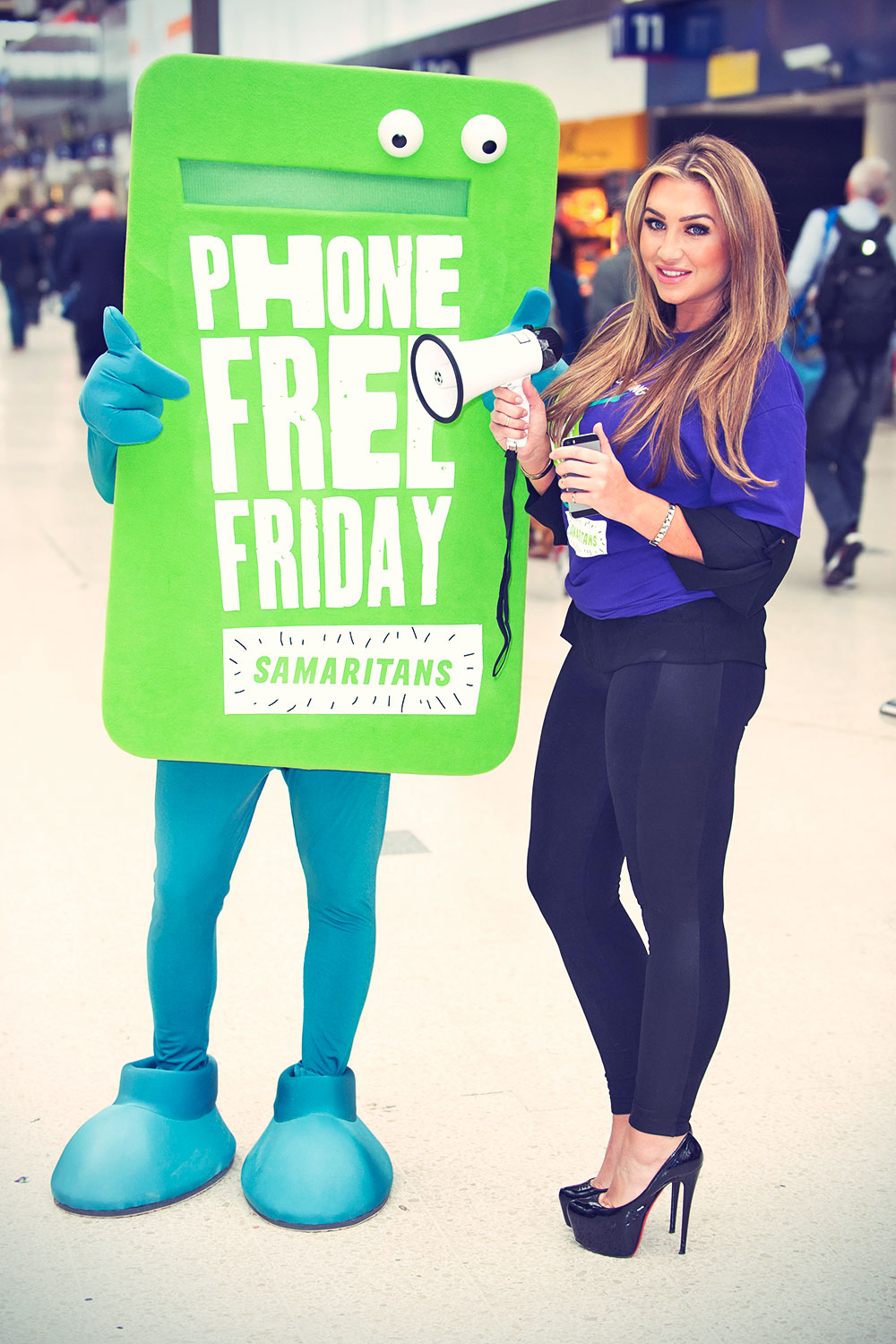 Lauren Goodger launches Samaritans New Fundraising Day