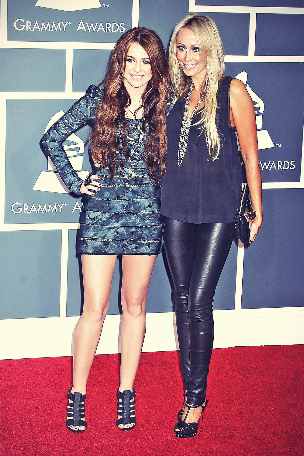 Leticia Cyrus attends the 52nd Annual GRAMMY Awards