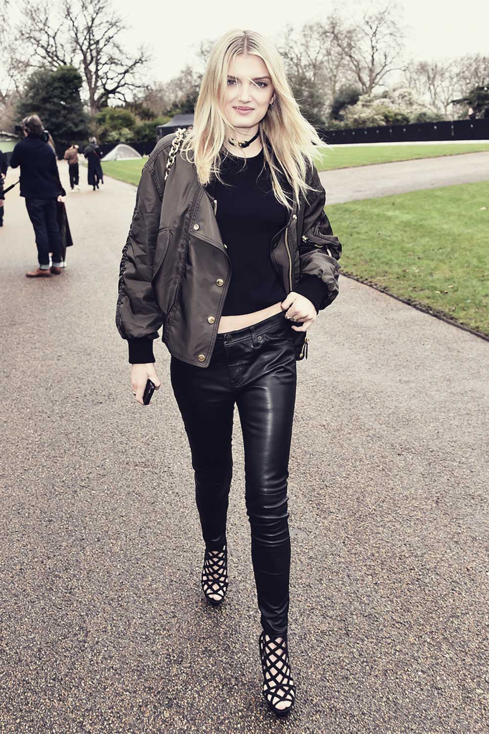 Lily Donaldson at the Burberry Womenswear February 2016 Show