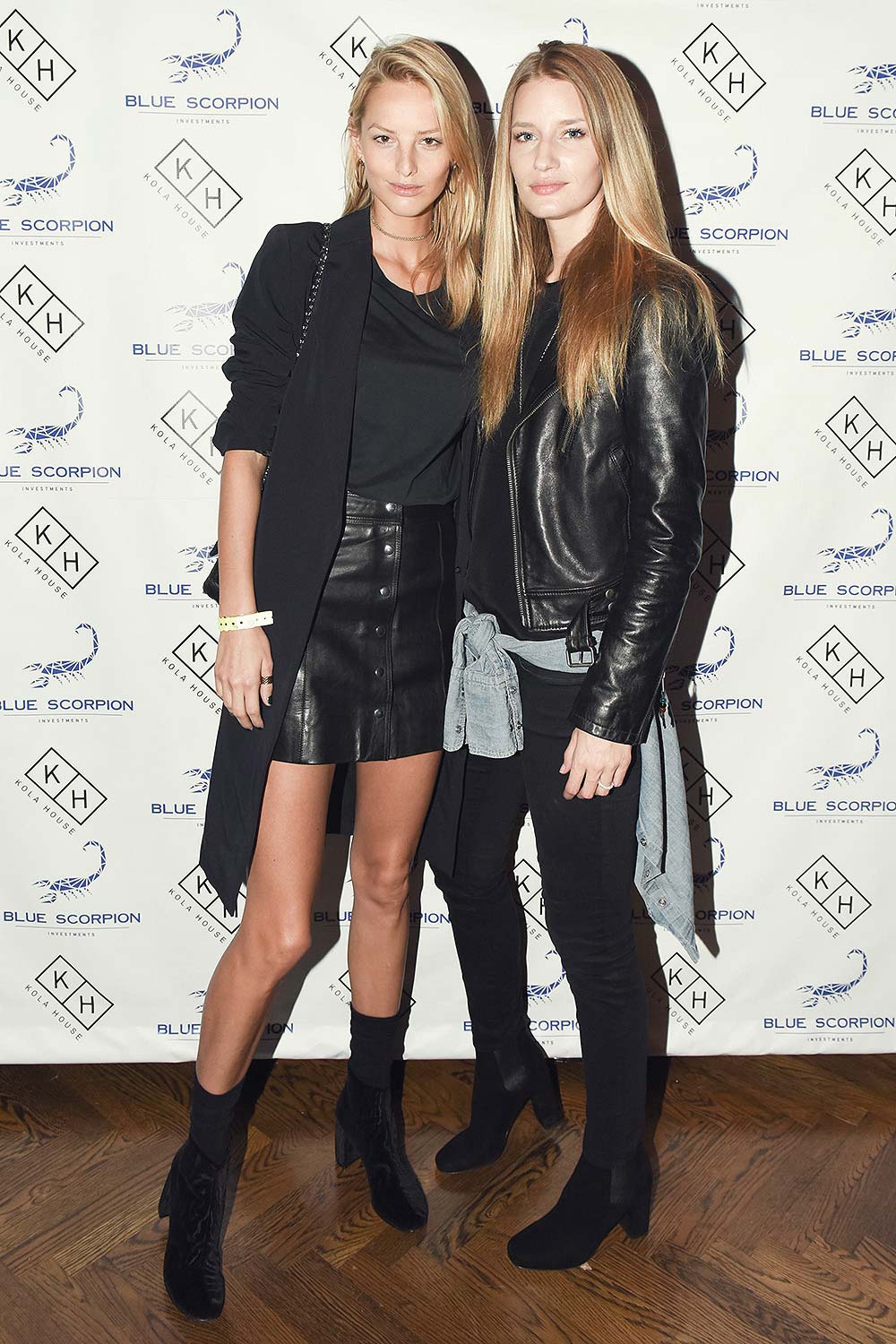 Linda Vojtova & Michaela Kocianova at Blue Scorpion Investments First Year Anniversary Party