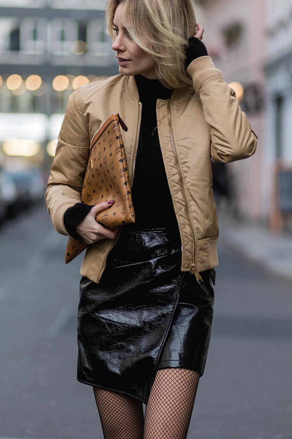 Lisa Hahnbueck Street Style In Berlin - Leather Celebrities