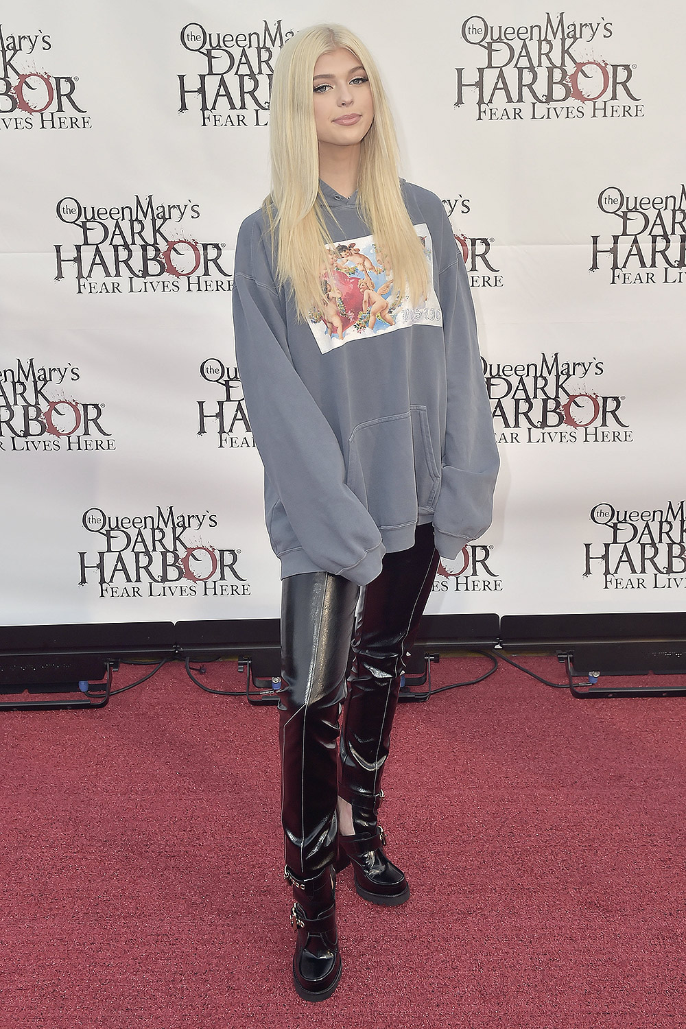 Loren Gray attends The Queen Mary’s Dark Harbor Media & VIP Night