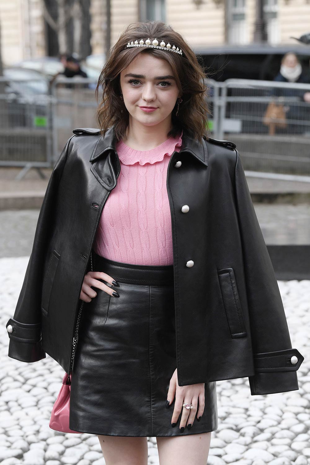 Maisie Williams attends the Miu Miu Show