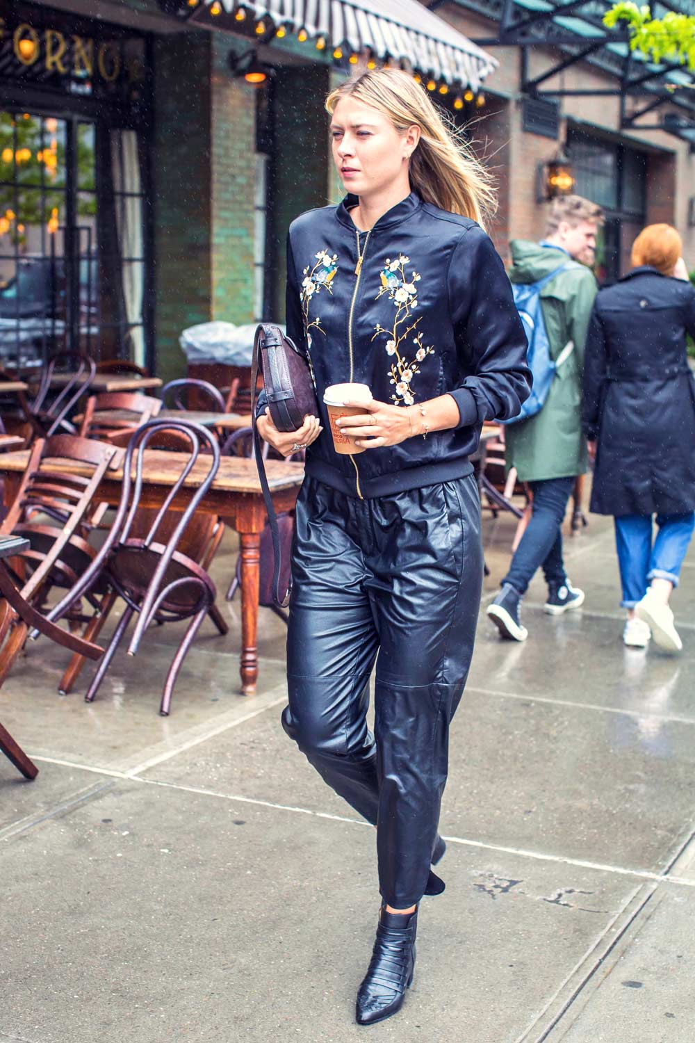 Maria Sharapova leaves Her Hotel in NYC