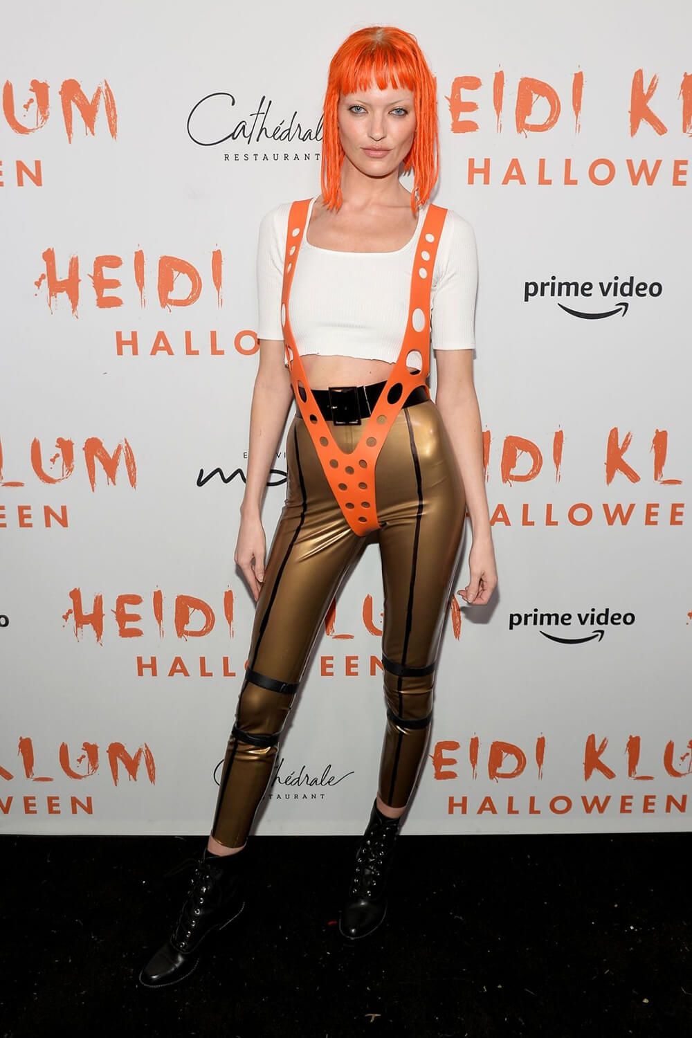 Martha Hunt attends Heidi Klum’s 20th Annual Halloween Party