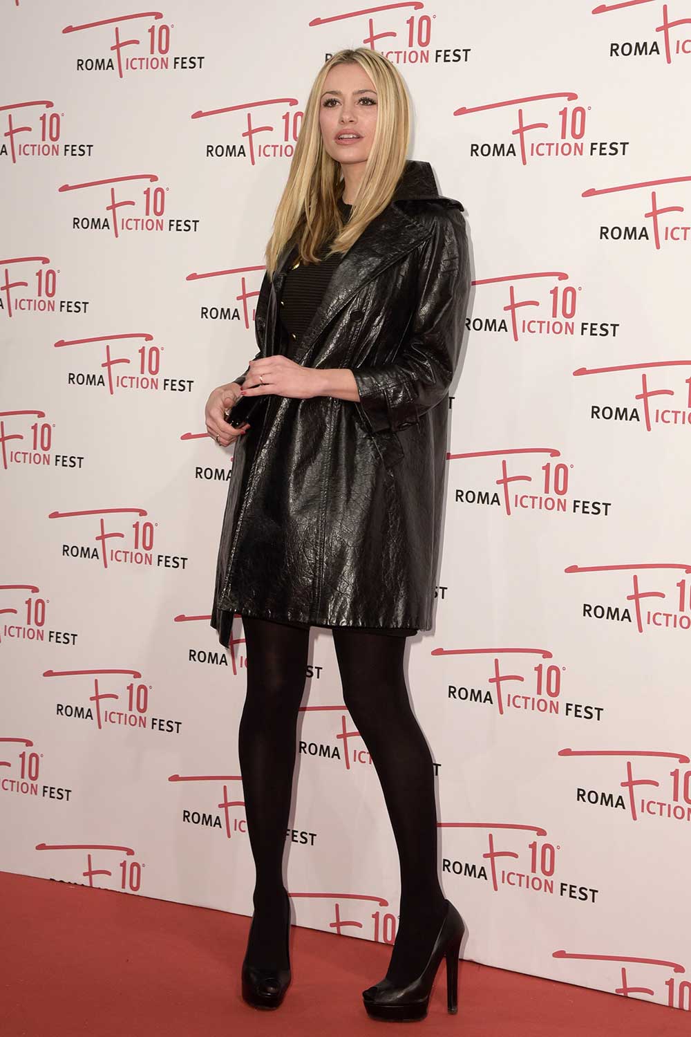 Martina Stella attends Madoff film premiere