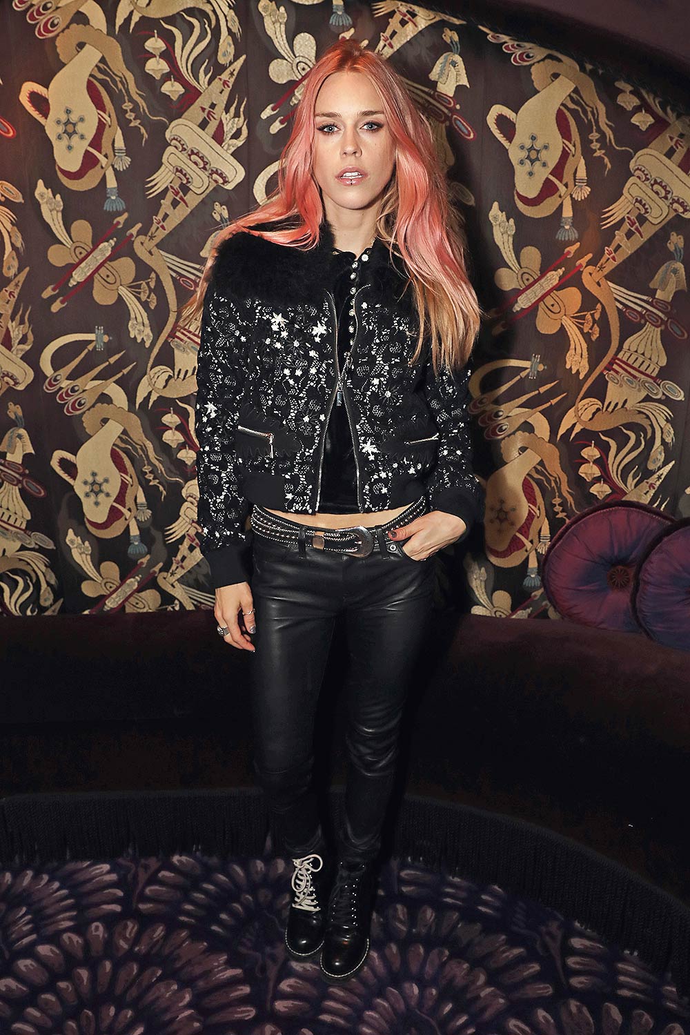 Mary Charteris attends the Moncler Freeze For Frieze Dinner Party